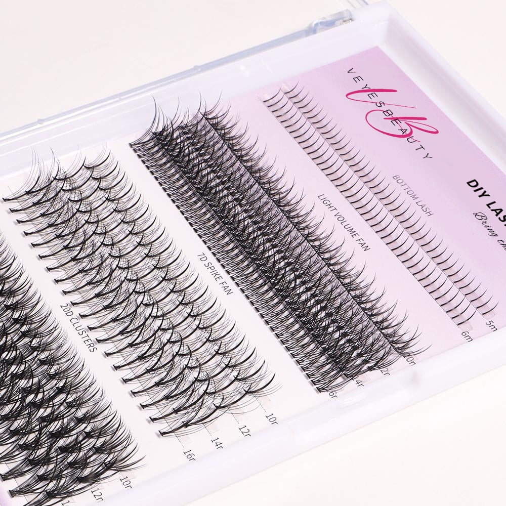 DIY Lash | Bottom Lash | 7D 20D Clusters | One More+™ Black Color Lashes
