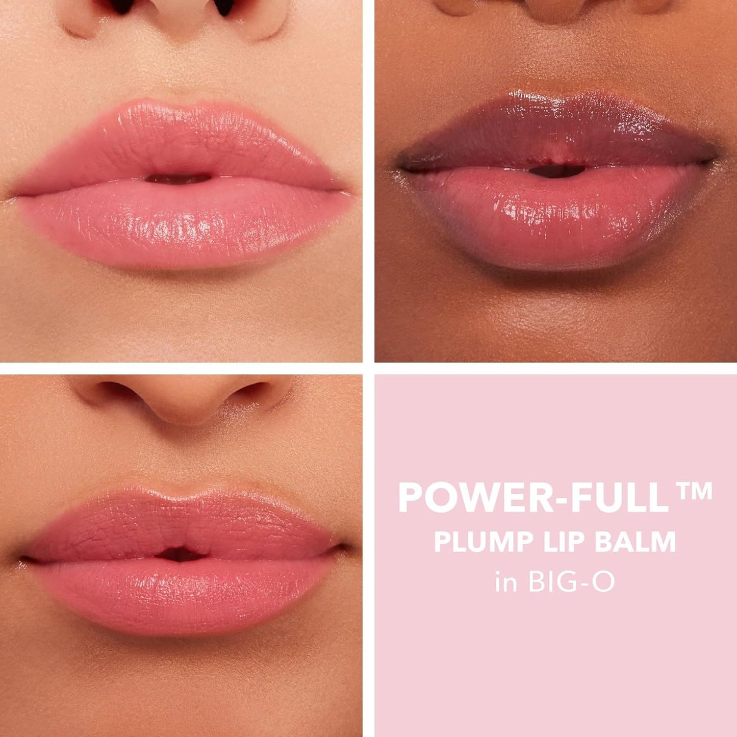 Power-Full Plumping Lip Balm, Tinted Lip Balm Plumper, Enhancing & Hydrating Lip Moisturizer Formulated with Peptides