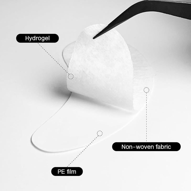 Baincre 50 Pairs Hydrogel Eye Patches, Gel Eye Pads Lash Extensions, under Eye Patches, Lint Free Eyelash Pads, Lash Lift Pads for Lash Extension Supplies, Beauty Eyelash Extension Tools Baincre