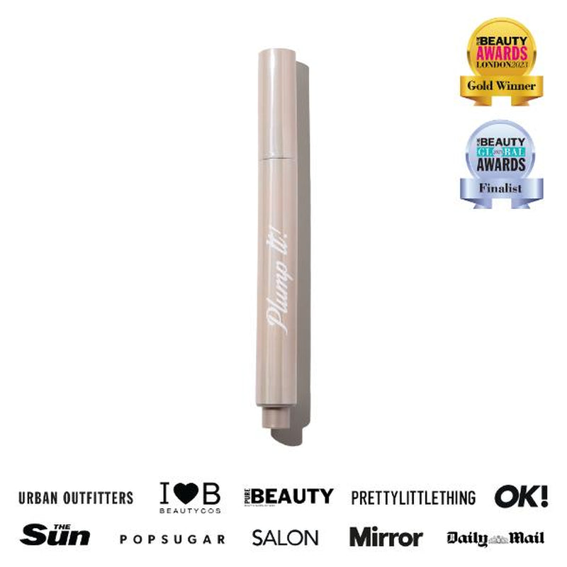 Plump It! Volumising Lip Oil - Extreme Plump, Non-Sticky Oil Shine Finish, up to 4 Hours Fullness