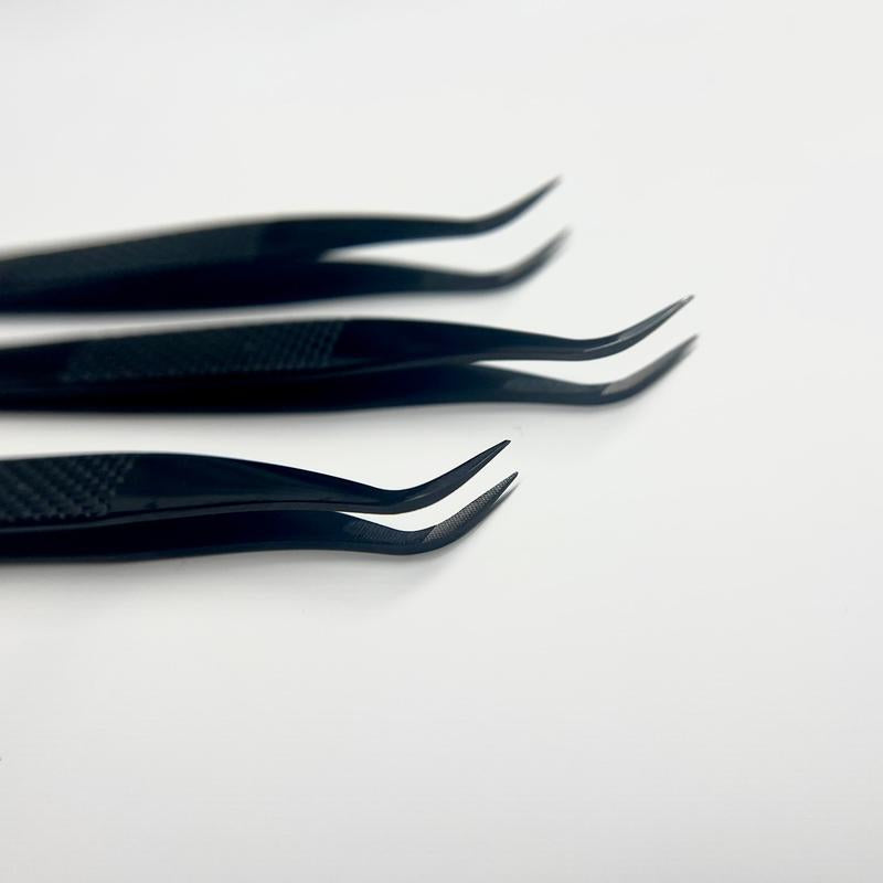 Midnight Tweezer Lash Extension Tweezers Fibergrip Tweezer