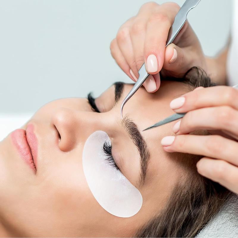 Baincre 50 Pairs Hydrogel Eye Patches, Gel Eye Pads Lash Extensions, under Eye Patches, Lint Free Eyelash Pads, Lash Lift Pads for Lash Extension Supplies, Beauty Eyelash Extension Tools Baincre