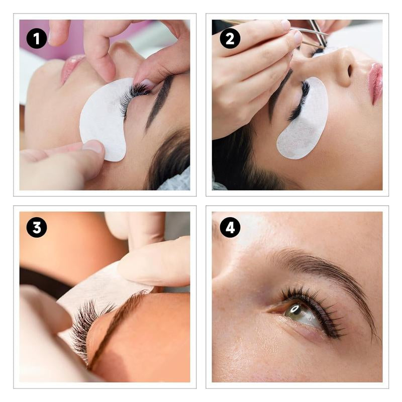 Baincre 50 Pairs Hydrogel Eye Patches, Gel Eye Pads Lash Extensions, under Eye Patches, Lint Free Eyelash Pads, Lash Lift Pads for Lash Extension Supplies, Beauty Eyelash Extension Tools Baincre