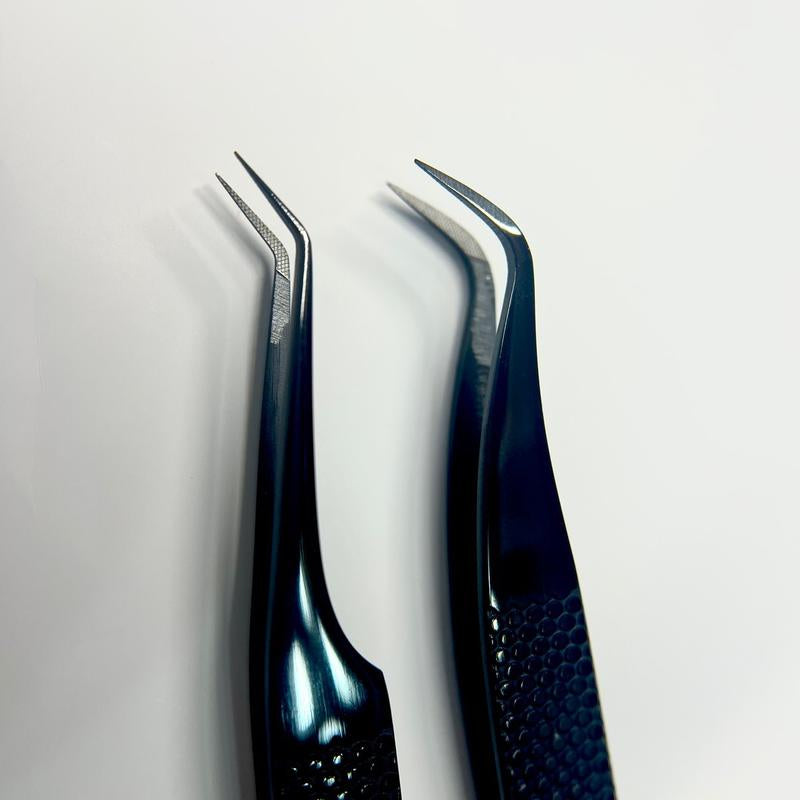 Midnight Tweezer Lash Extension Tweezers Fibergrip Tweezer