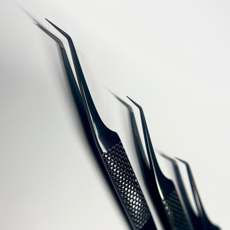 Midnight Tweezer Lash Extension Tweezers Fibergrip Tweezer