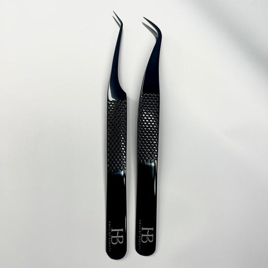 Midnight Tweezer Lash Extension Tweezers Fibergrip Tweezer