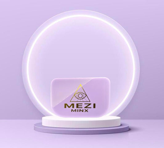 LED Compact Travel Makeup Mirror with Plastic Lash Tray, Lightweight, Handy