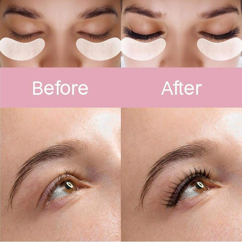 Baincre 50 Pairs Hydrogel Eye Patches, Gel Eye Pads Lash Extensions, under Eye Patches, Lint Free Eyelash Pads, Lash Lift Pads for Lash Extension Supplies, Beauty Eyelash Extension Tools Baincre